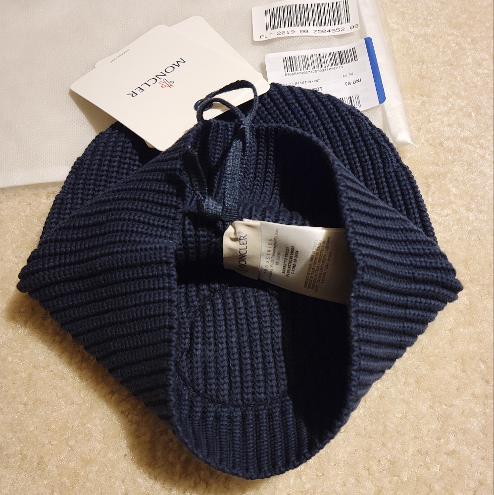 NWT Moncler Tricot Beanie - Picture 4 of 8